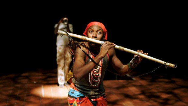 Mhlekazi Andy Mosiea plays the role of Tamino in this version of <i>The Magic Flute</i>.