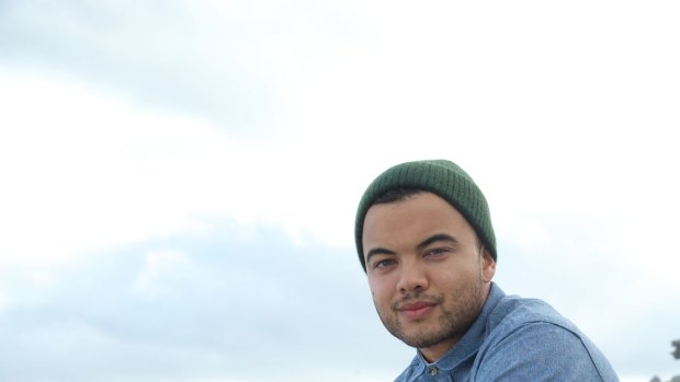 Just as he is: Guy Sebastian says he can work from anyway as long as he's got his laptop and guitar.