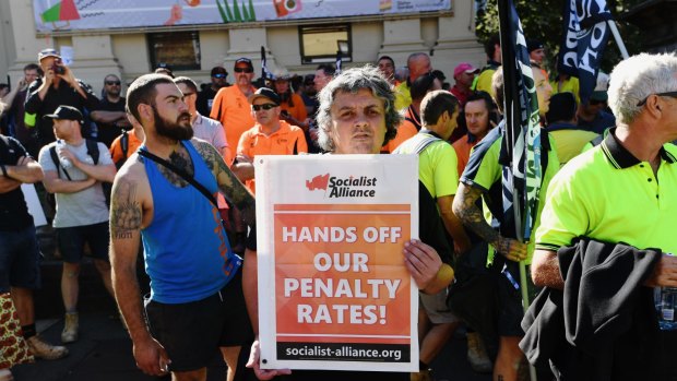 The decision to cut penalty rates has been a devastating blow to Australia's union movement