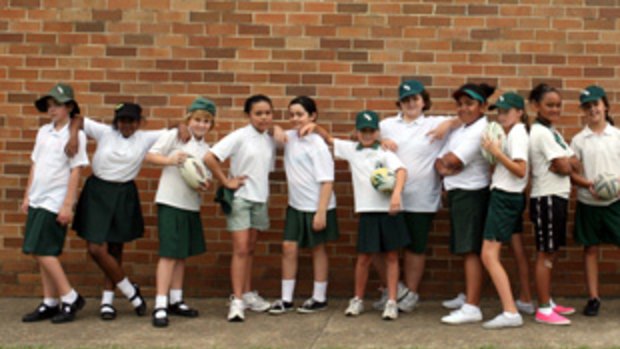 Year 5 and Year 6 girls at Ingleburn Public School were asked for their thoughts about rugby league.