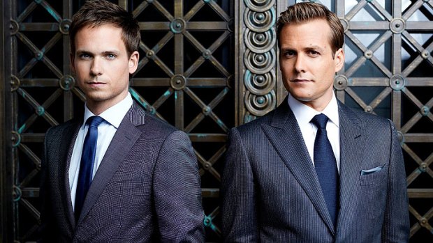 It’s survival of the ruthless for Mike Ross (Patrick J. Adams) and Harvey Specter (Gabriel Macht) in the corporate world of <i>Suits</i>.
