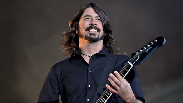 Greater things: Foo Fighters lead singer Dave Grohl.