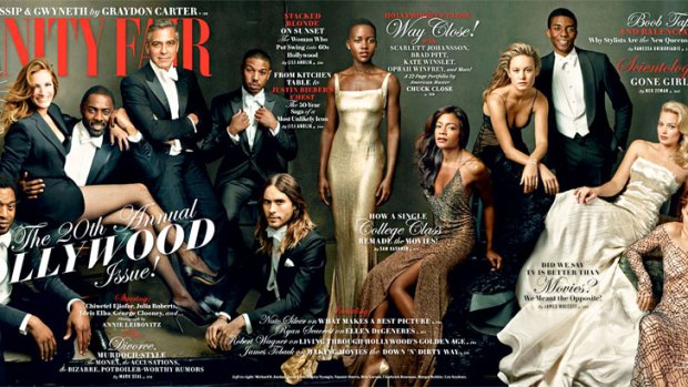 The 2014 Vanity Fair Hollywood issue cover.