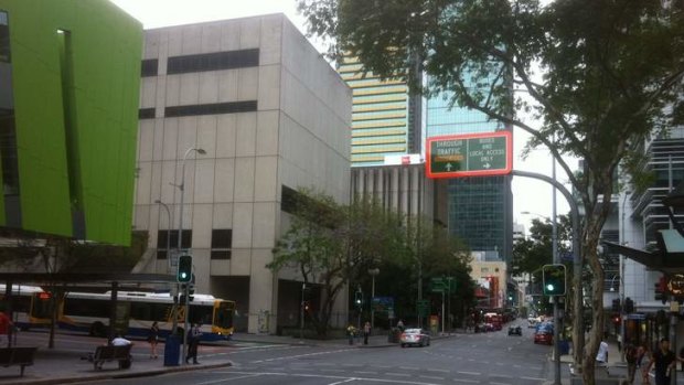 The current site as it is today looking down George Street.