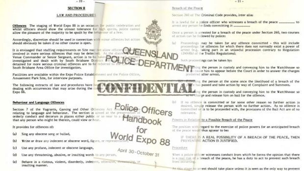 Expo 88 police handbook