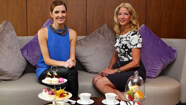 Girls in the city: Kate Waterhouse and Candace Bushnell at the Darling.