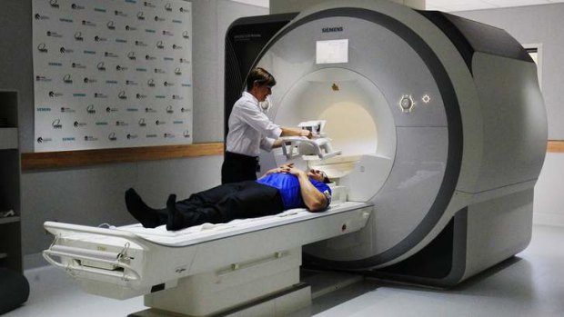 Testing times: an MRI can be a confronting experience.