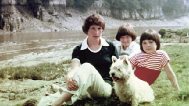 "Never in a million years" … a young Rowling with mother Anne and sister Dianne.