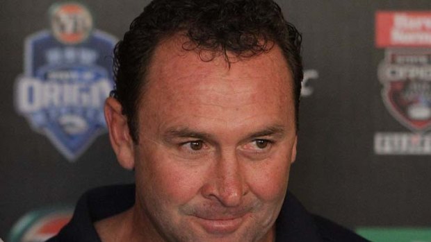 All going to plan ... NSW coach Ricky Stuart is happy with his team's preparation.