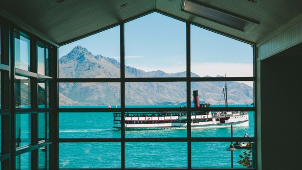 The views are sublime from Eichardt's Hotel in Queenstown.
