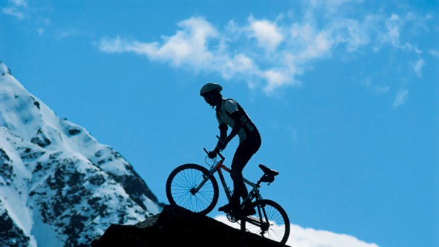 Heli-biking in New Zealand .. combine all your greatest fears at once.