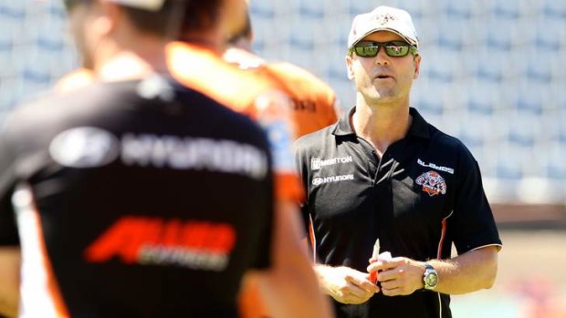 "I haven't heard these whispers but we're sitting down at the lower end of the ladder, and that sort of speculation happens, doesn't it?": Wests Tigers coach Mick Potter.