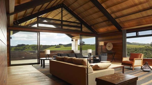 Gabriel Residence sleeps eight in style, overlooking the Bay of Islands.