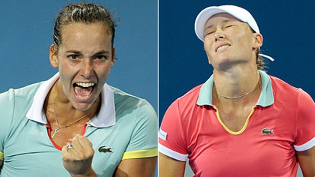 Upset ... Sam Stosur's loss to Jarmila Groth puts her Australian Open ambitions in limbo.