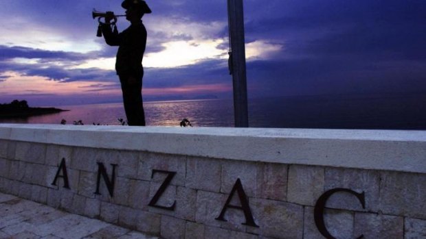 The metal letters spelling ANZAC have been stolen from the Gallipoli site in Turkey.