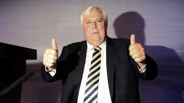 Clive Palmer is motivated primarily by revenge against the party that spurned him.
