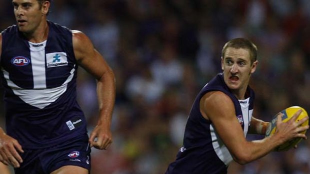 Michael Barlow was a revelation for Fremantle after being raised off the rookie list.