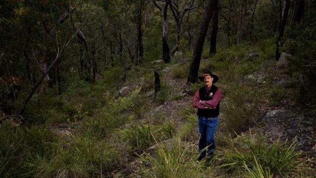 From little things big things grow ... Mark Johnson at Heathcote Ridge where his land council hopes to build up to 5000 dwellings.