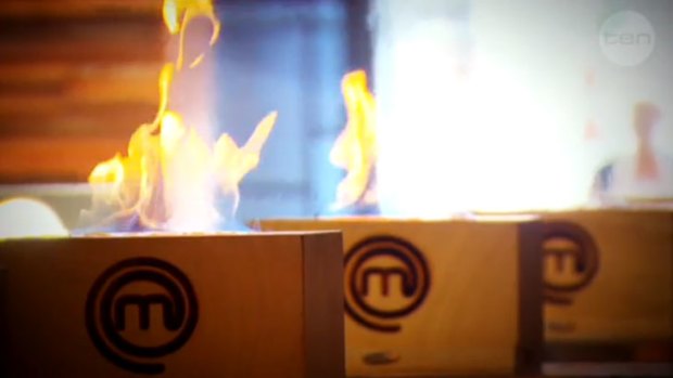 7 July, 2013: Skynet labs, culinary unit. The Mystery Boxes become self-aware and instantly cook themselves ... <i>MasterChef</i>