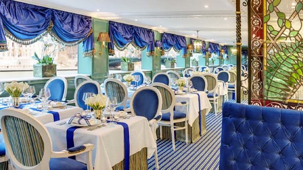 Restaurant on the SS Catherine.
