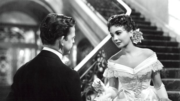 Stunning ...  Jean Simmons with David Tomlinson  in <i>So Long at the Fair</i> (1951).