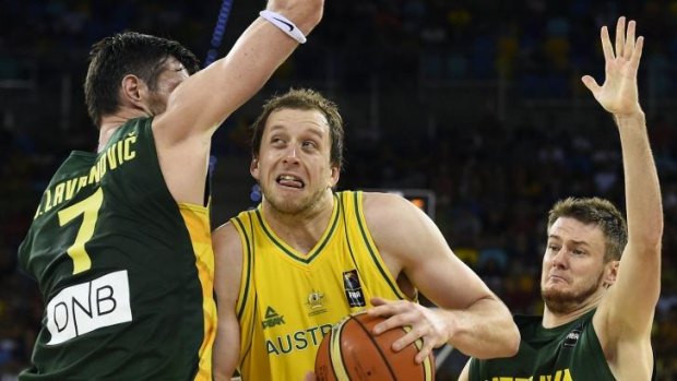 NBA quality: Australia's guard Joe Ingles.