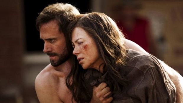 Debuting at Sundance ... Nicole Kidman and Joseph Fiennes in <i>Strangerland</i>.