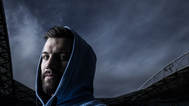 Out of the shadows: New Blues fullback James Tedesco.