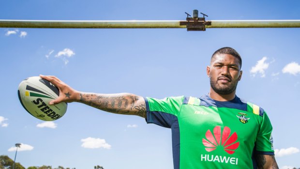 Raiders hitman Frank-Paul Nu'uausala wants to raise the bar against his old Roosters teammates on Sunday. 

