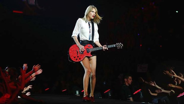 Megastar: Taylor Swift, queen (and clean) of pop, says ''I just try to stick to living my life the way that I would be proud of if I was looking back when I was older". She will tour four cities.