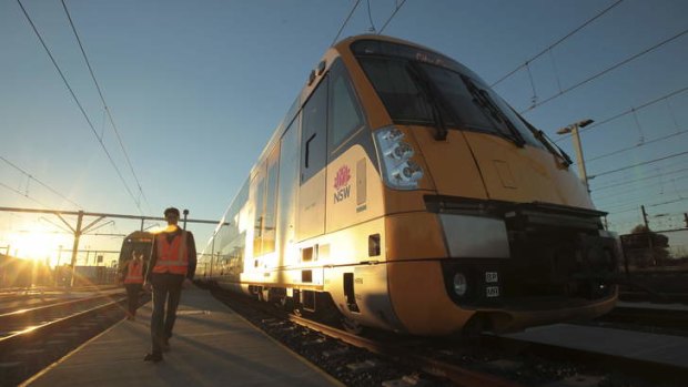 Platform: Downer EDI expects a high level of cash to be freed from the Waratah train construction program.