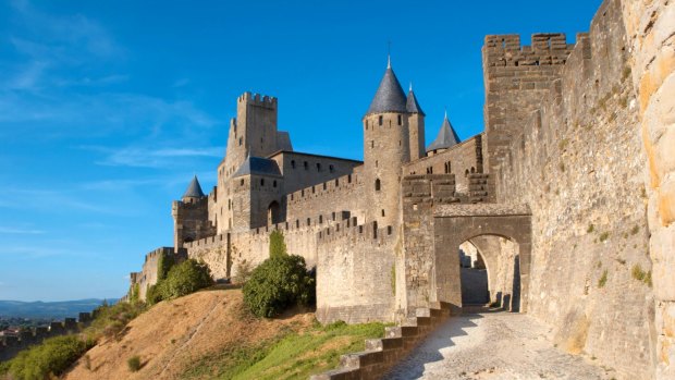 Carcassonne in the south of France: No ski resort here.