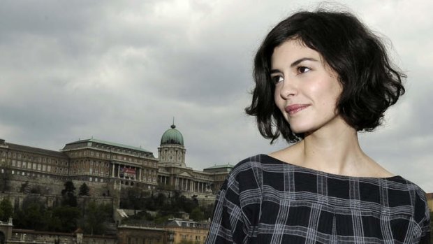 Audrey Tautou in Budapest, 2008.