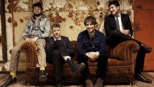 Class conscious &#8230; (from left) Country Winston Marshall, Ted Dwane, Ben Lovett and Marcus Mumford of Mumford &amp; Sons.