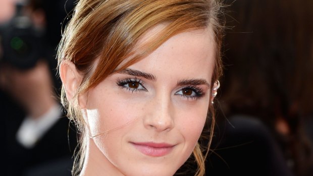 Emma Watson, who played Hermione Granger in the Harry Potter films. Author Joanne Rowling named her books after Harry rather than Hermione despite Hermione almost always winning the day.