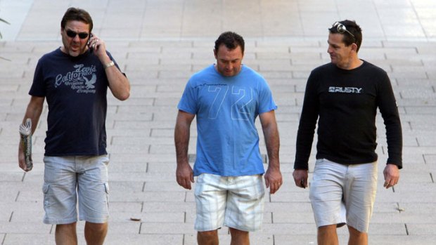 Predictable media opportunism ... Ricky Stuart with NSW coaching staff.