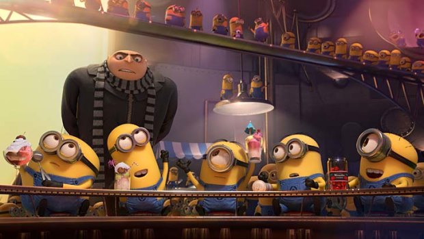 Good guys: Gru and his minions in the sequel.