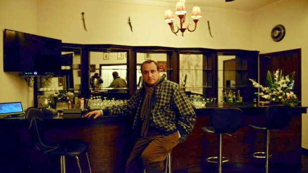 Philippe Lafforgue, French owner of the restaurant La Maison which serves non halal food, poses in his restaurant in Islamabad.