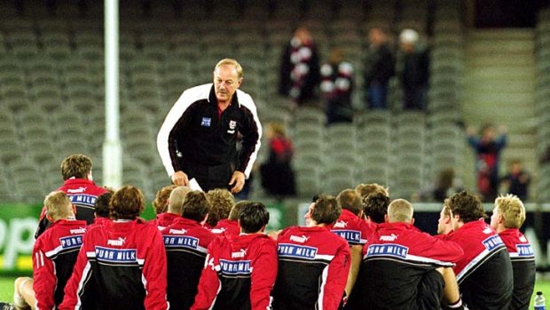 Pre-game, 2001: Why not talk to the players on the ground instead of in the rooms?