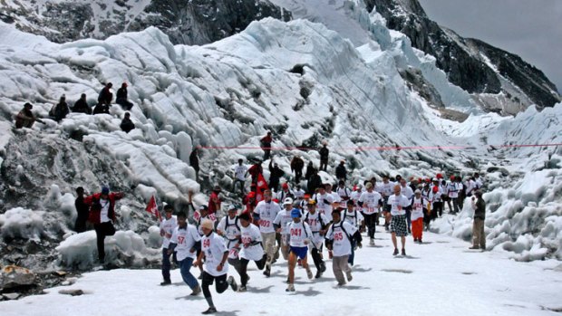 High hopes: The Tenzing Hillary Everest Marathon.