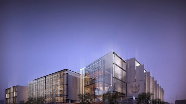 On the up: Construction is starting on the Christchurch Justice and Emergency Services Precinct.