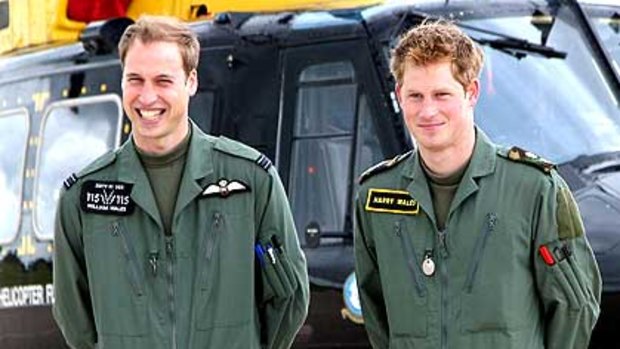 Princes William and Harry ....  in a historically unique position in the modern monarchy.