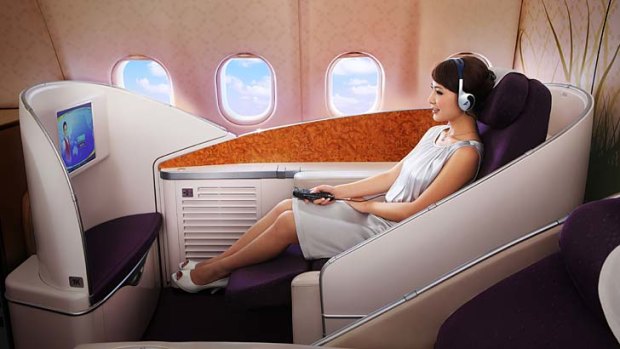 China Southern's first class cabin.