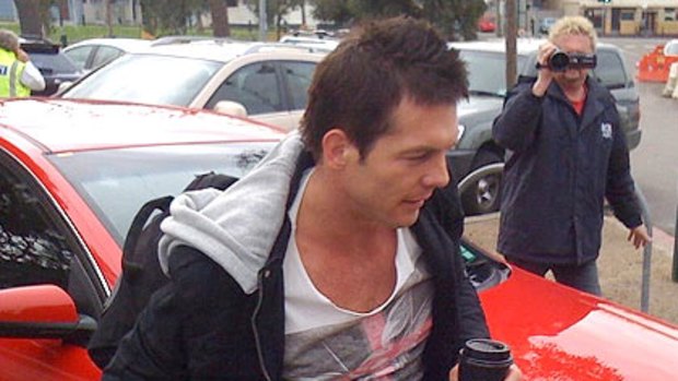 Ben Cousins arrives at Punt Road ahead of his announcement.