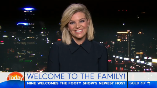 Fitting in fine: Rebecca Maddern.