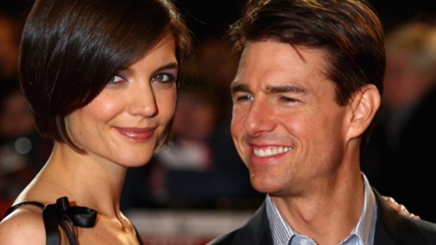 Famously of the faith ... Katie Holmes and Scientology's best-known adherent Tom Cruise.