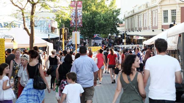 Shoppers and workers will be replaced with magicians and hawkers when the Subi Street Festival takes over Rokeby Road.