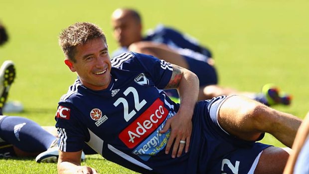 Warming up: Victory will be hoping Harry Kewell fires against Adelaide.