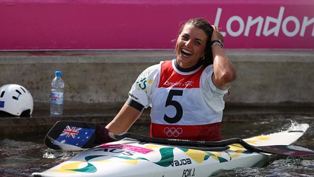 Tough row to hoe: Champion canoeist Jessica Fox.