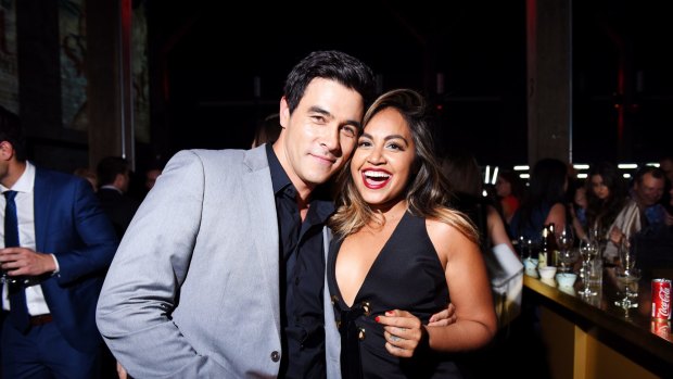 Pin-up: Who Magazine's "Sexiest People of 2016" covergirl Jessica Mauboy and James Stewart.
